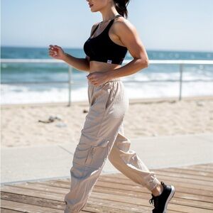 Alice + Olivia White Cargo Pants